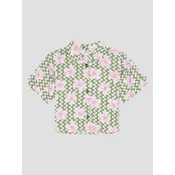 Roxy Salty Sun Shirt basil party waves rg