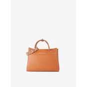VALENTINO Nakupovalna torba Sac Cabas Alexia Marron Femme Cuoio rjava