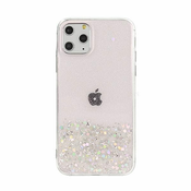 SPARKLE silikonski ovitek z bleščicami za Xiaomi Mi 9T/Poco M3, prozorno roza