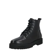 DAN FOX APPAREL Škornji z vezalkami Alen, črna