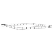 Ograda za pse s 40 panela crna 100 x 50 cm celik obložen prahom