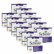 Schesir cat tuna in govedina 12x85 g