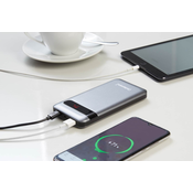 Prenosna baterija INTENSO PD10000 črna, 10000 mAh, USB A QuickCharge, USB C PowerDelivery