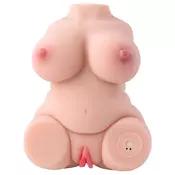 Lonely - moški masturbator torzo z vibracijo - realističen nativen
