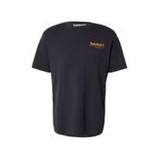 TIMBERLAND Majica svetlo siva / oranžna / črna