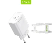 BAVIN PC837Y kucni punjac 20W TYPE C na LIGHTNING bijeli