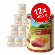 Varčno pakiranje MACs Adult 12 x 400 g - Meso z glave & korenje