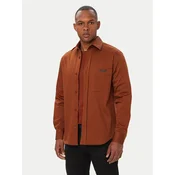 BOSS Srajca C-Owen 50567166 Rjava Relaxed Fit