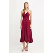 Obleka Morgan bordo barva, ROCE