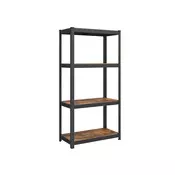 Songmics Shranjevalna polica 160x80x40 cm modra