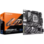 GIGABYTE B860M E LGA1851 mATX osnovna plošča - Intel B860, 2xDDR5, 2xM.2, 4xSATA, 1Gb LAN, 1xDP, 1xHDMI