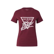 GUESS Majica pastelno roza/merlot/bela