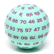 shumee RPG kocke stostranske D100 Mint Delight