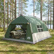 vidaXL vidaXL Instant šotor vodoodporen 4 oseba Zelena, (5000309655)