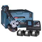 slomart Akumulatorski kotni brusilnik MAKITA 18V DGA513RT3J, 3x5.0Ah
