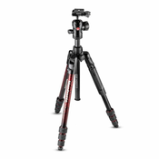 Manfrotto Aluminijasto potovalno stojalo Befree ADVANCED-TWIST LOCK - (MKBFRTA4RD-BH) + GRATIS nosilec za telefon MCPIXI