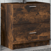 Ormaric za umivaonik boja dimljenog hrasta 59x37x59 cm drveni