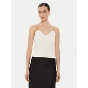 Morgan Top 241-MUSTO Écru Slim Fit