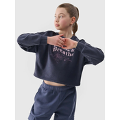 Girls cropped sweatshirt 4F