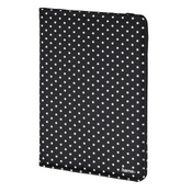 HAMA ovitek za tablični računalnik polka dot black with white dots (135533), črn