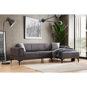 ATELIER DEL SOFA Ugaona garnitura Horizon Right Dark Grey