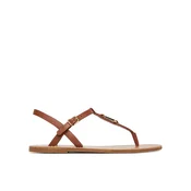 Tommy Hilfiger Sandali Leather Thong Sandal FW0FW09127 Rjava