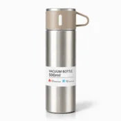LIVEFY termovka s skodelico Vello 500ml, bež