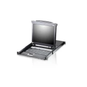 ATEN CL5708M-ATA-AG stikalo KVM Montaža ohišja Črna
