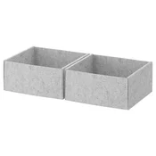 KOMPLEMENT Organizator, svetlo siva, 25x27x12 cm