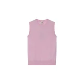 GOBI Cashmere Pleten brezrokavnik Womens Timeless Cashmere Crewneck Vest roza