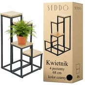 shumee Večnivojsko stoječe stojalo za rože in rastline, industrijsko rustikalno 68