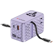 Verbatim VERBATIM POTOVALNI ADAPTER ZA TELEFONE, PRENOSNIKE IN EU, UK, ZDA, 1X USB-C, 2X USB-C