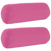 Vidaxl Prevleka za blazino 2 kos HEERLEN Roza Premer 15 x 40 cm