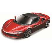 Bburago 1:24 Ferrari TOP SF90 Stradale rdeča