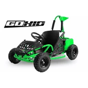 Otroški gokart 1000W Eco Buggy 48V Offroad Zelena