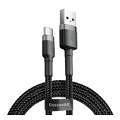 BASEUS CAFULE podatkovni kabel USB - Type-C, 50 cm, crna/siva CATKLF-AG1