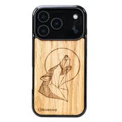shumee Lesen ovitek Bewood za iPhone 17 Pro, volčji hrast