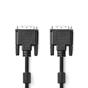 Nedis DVI kabel | DVI-D 24+1-pin moški | DVI-D 24+1-pin moški | 2560x1600 | Ponikljano | 2,00 m | Naravnost | PVC | Črna | Škatla