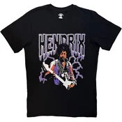 Jimi Hendrix Lightning Black L Majica