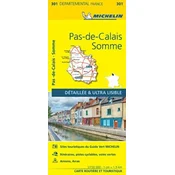 Pas-de-Calais, Somme - Michelin Local Map 301