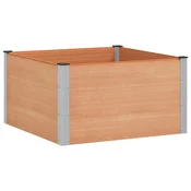 Povišena vrtna gredica Smeda 100 x 100 x 54 cm