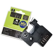 Fenix D1-43621W/Bk ČRN trak - BEL izpis, 6mmx7m, nadomešča trak DYMO 43621 D1