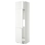METOD Visoka omara za hlad/zamrz+3 vrata, bela/Ringhult bela, 60x60x220 cm