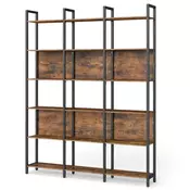 Songmics Knižna omara 24x128x1871 cm rjava