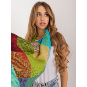 Colorful womens scarf with print