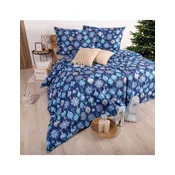 Božična bombažna posteljnina Magic blue EMI