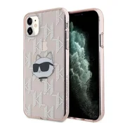 Karl Lagerfeld Etui Karl Lagerfeld IML Choupette Head & Monogram za iPhone 11/Xr - roza