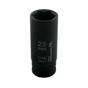 shumee Dolgi šesterokotni udarni ključ 1/2. 23 mm. CrMo. DIN 3129. Waryński