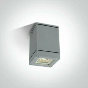 STROPNA SVJETILJKA 1xGU10/35W/230V/IP54 SIVA