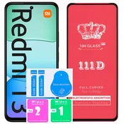 shumee Kaljeno steklo za Xiaomi Redmi 13 celozaslonski zaslon 5D 9H steklo